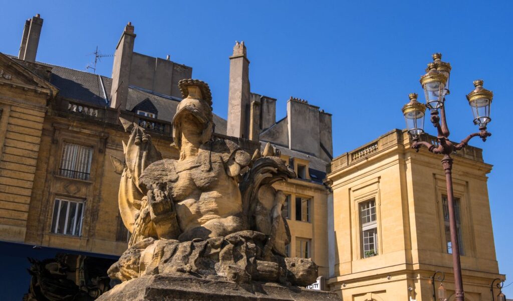 Metz, France - August 31, 2019 Liberation Memorial Metz is a War Memorial on the Place de Armes in Metz, Lorraine, France