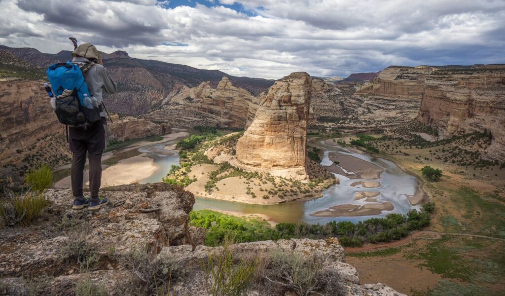 Steamboat Rock, Echo Park at Confluence of Green and Yampa Rivers, Dinosaur National Monument, Colorado