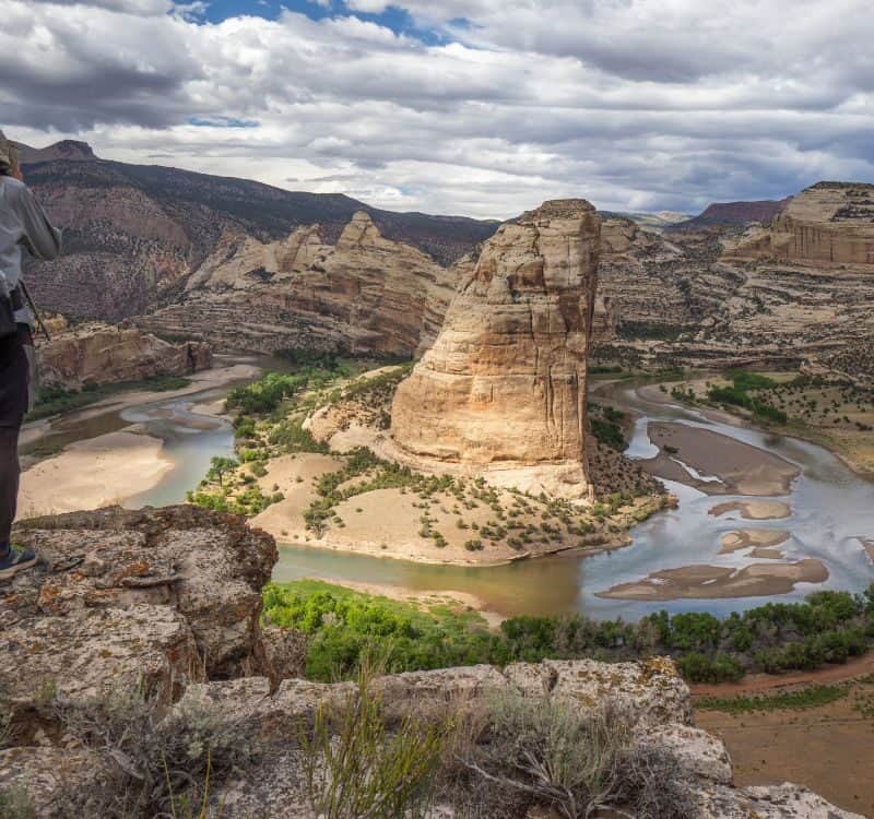 Steamboat Rock, Echo Park at Confluence of Green and Yampa Rivers, Dinosaur National Monument, Colorado