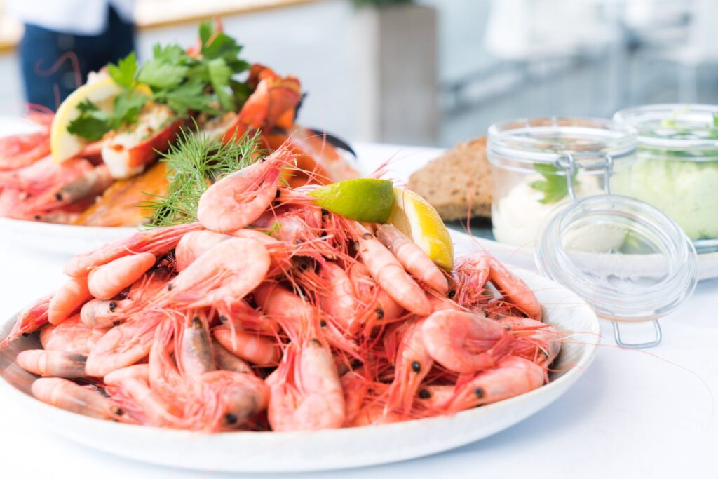 prawns and briny
