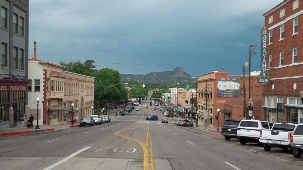 Prescott, Arizona, USA on August 6, 2024 : East Gurley Street