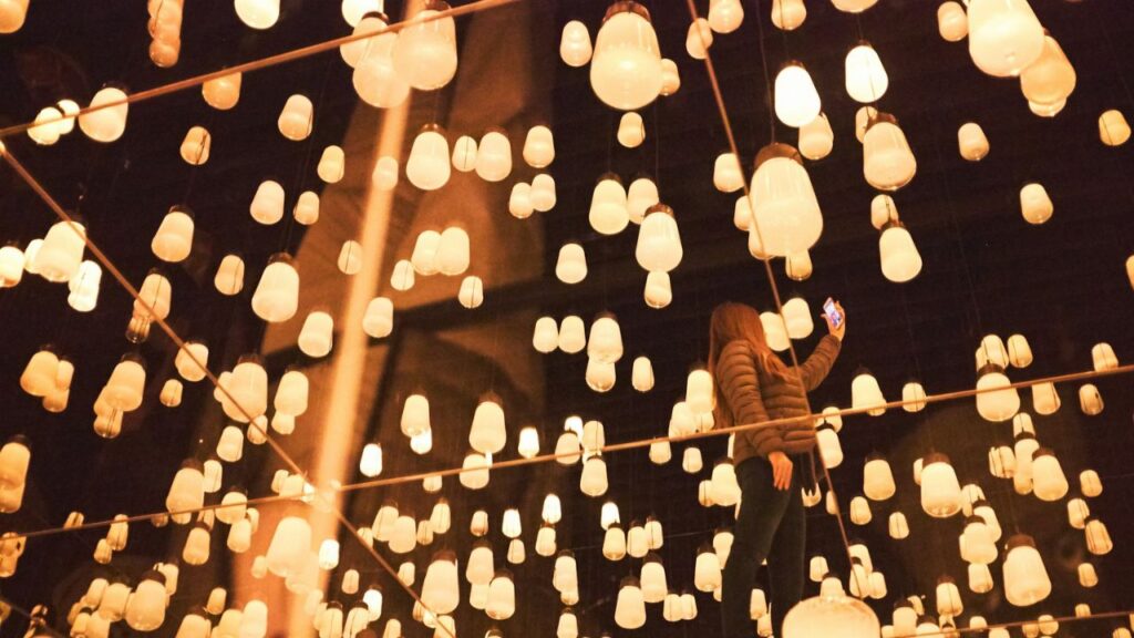 Teamlab Borderless lights

