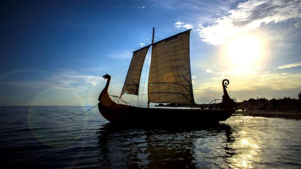 old boat drakkar