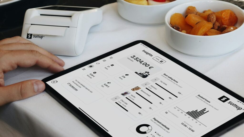 restaurant digital tipping screen tablet payment