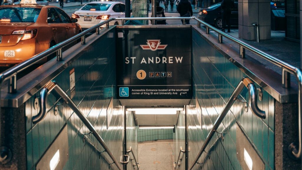 Toronto, ON, Canada
Stairway into Subway Platform