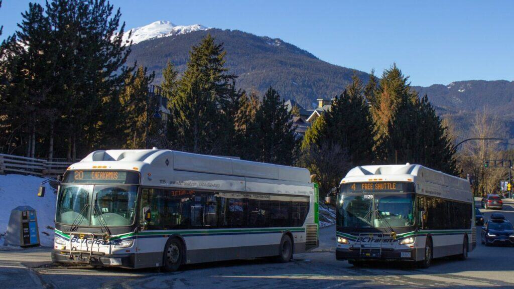 Calgary to Banff regional bus