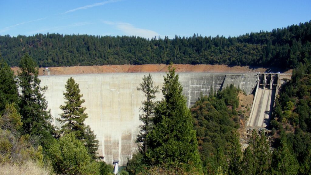 New Bullards Bar Dam, California
