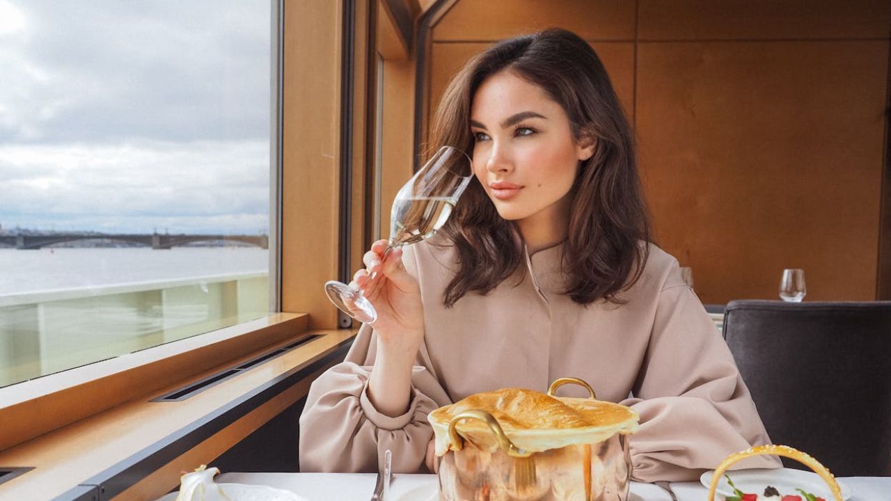 Wine tasting on cruise ship