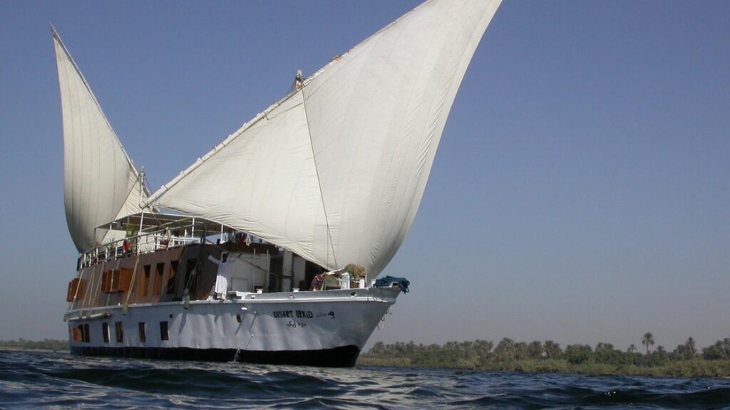 Egypt Nile on a traditional dahabiya