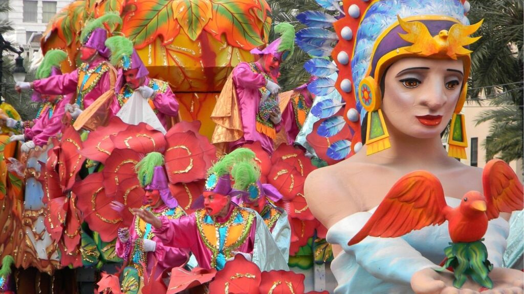 Mardi Gras parade New Orleans floats
