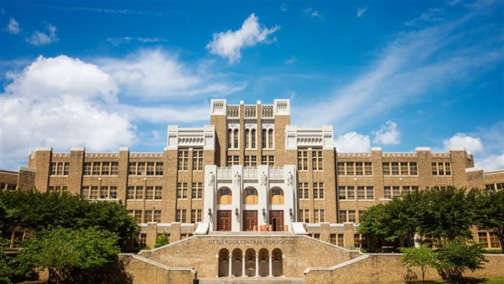 Little Rock, Arkansas: 01-10-2020: Little Rock Central High School, which is a National Historic Site