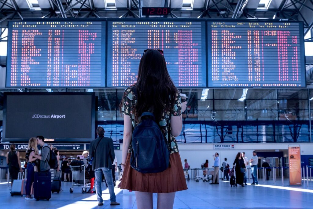 airport layover time infographic