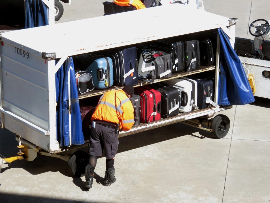 airport luggage storage facility