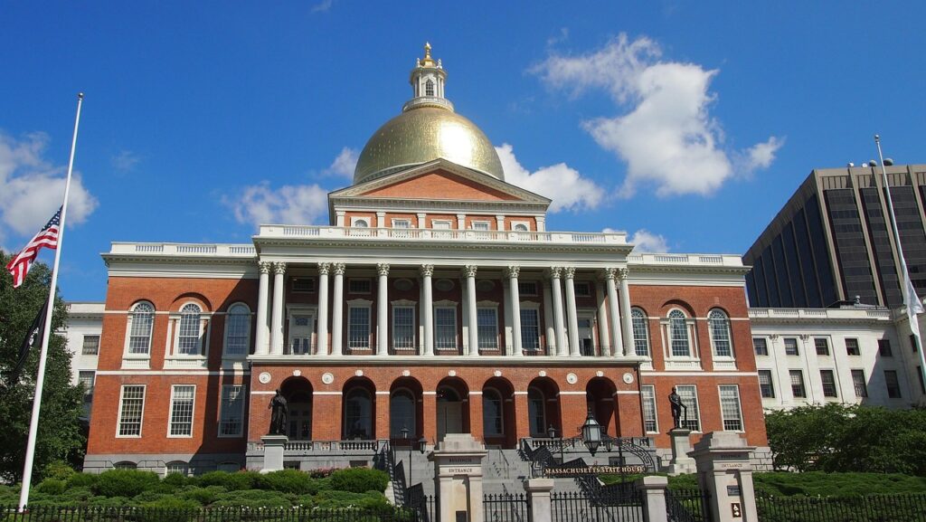 Massachusetts State House golden dome