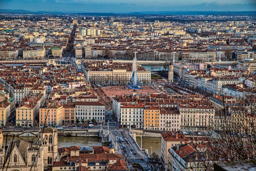 French in Lyon, France