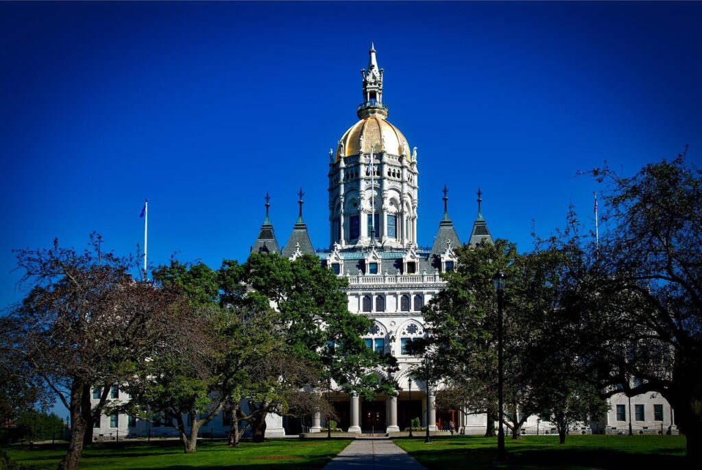 The Connecticut State Capitol in Hartford