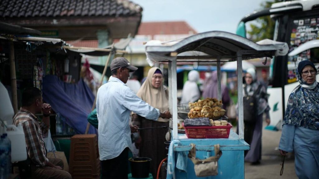 Jakarta, Indonesia Street Cart Food