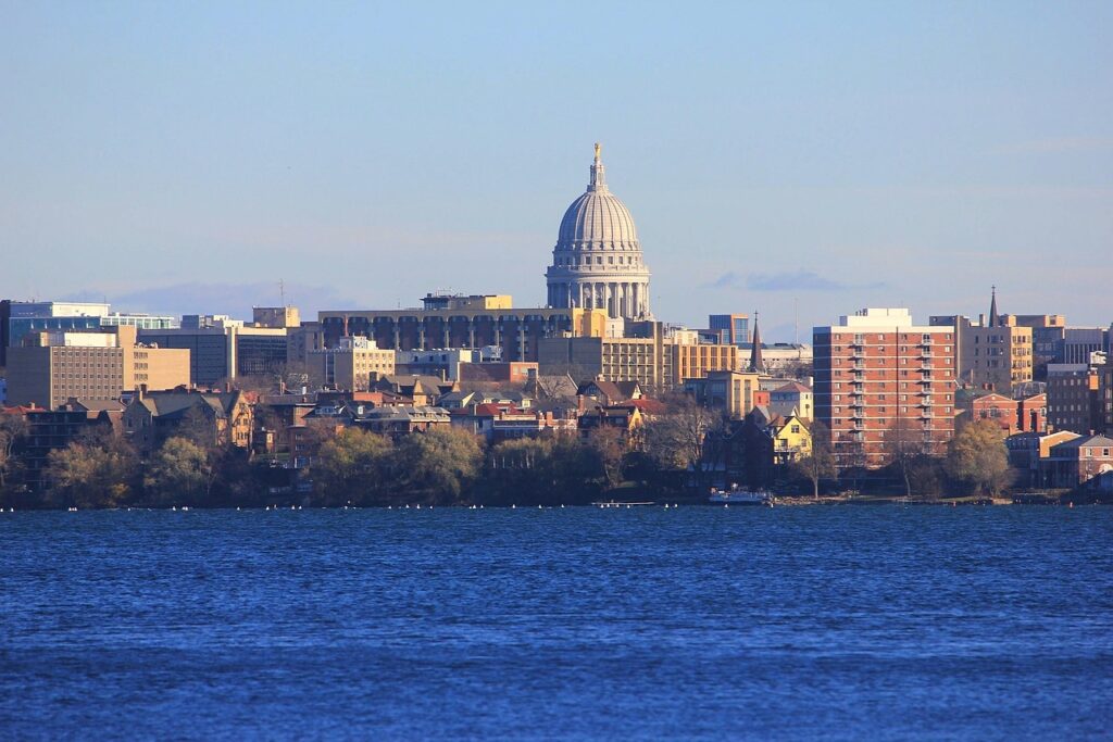 The Wisconsin State Capitol in Madison