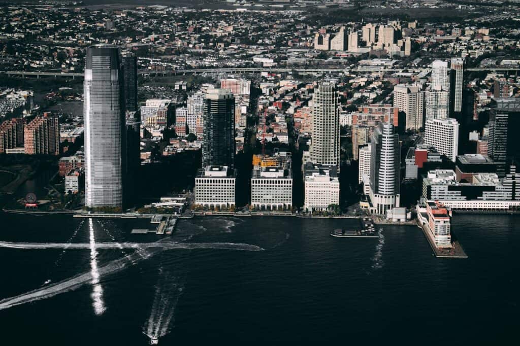 Aerial Photography Of High-rise Buildings New Jersey