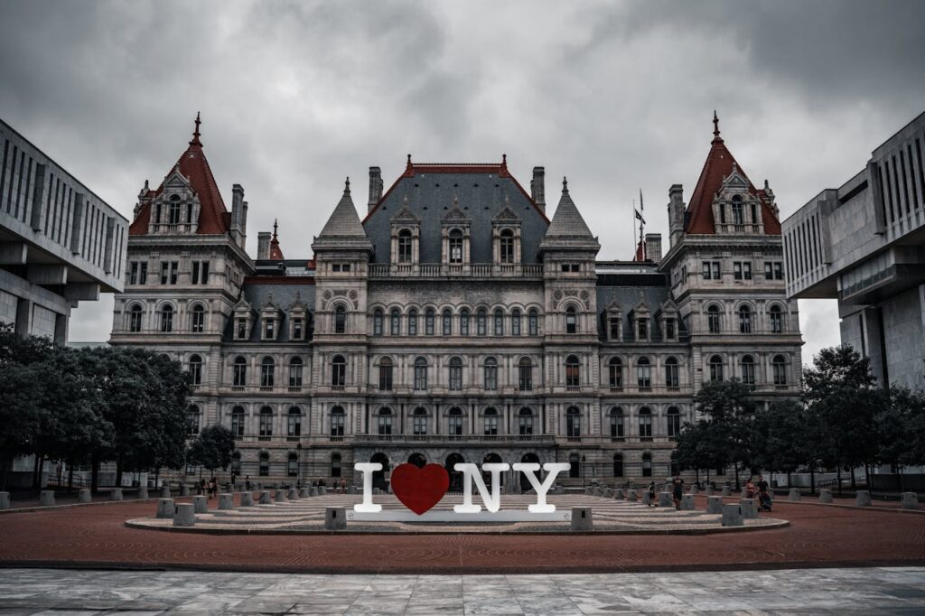 The New York State Capitol in Albany