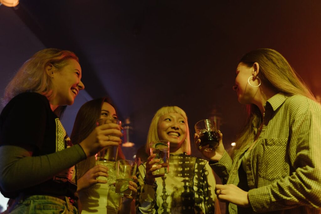 Drink at vegas party nightclub