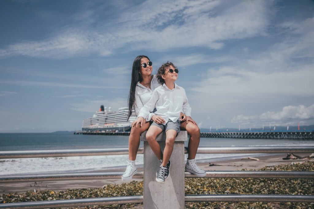 mom and son travel