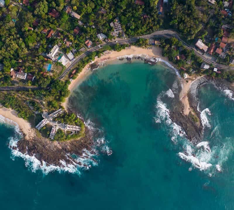 Xel-Há aerial view natural inlet