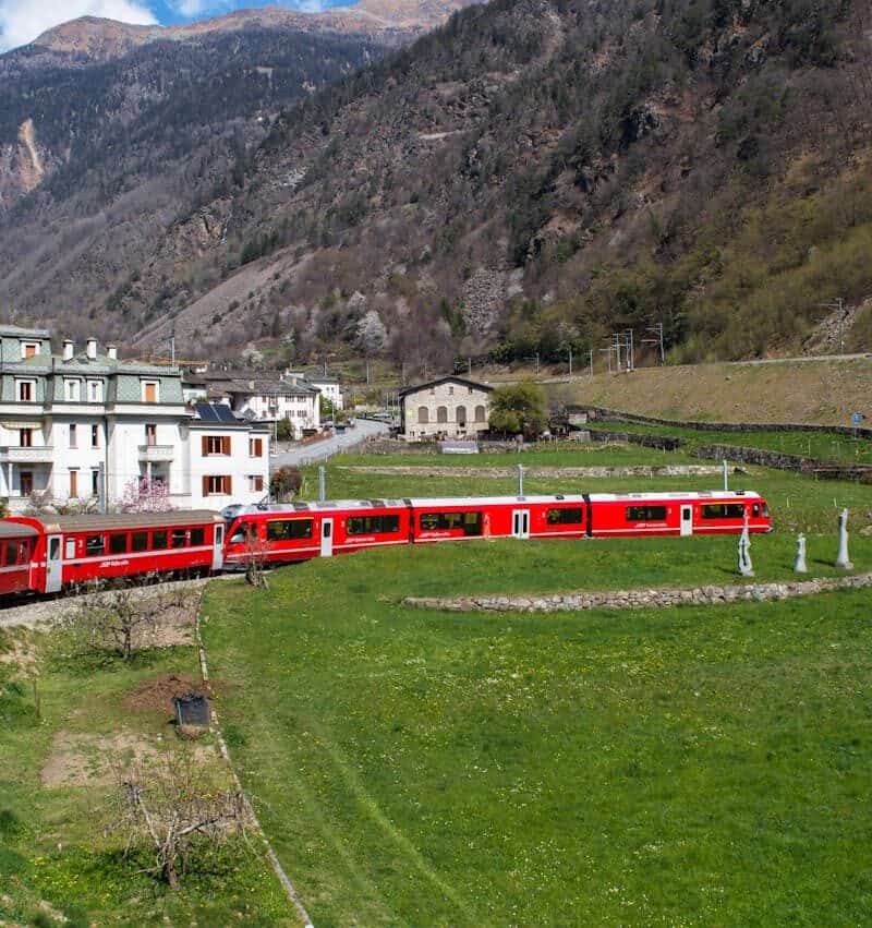 Bernina Express, Switzerland to Italy
