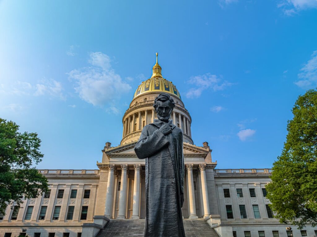 "West Virginia State Capitol gold dome