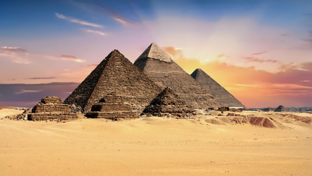 The Pyramids of Giza, Egypt
