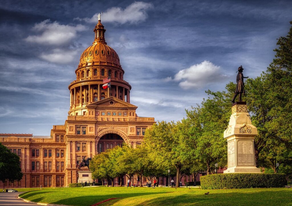 The Texas State Capitol in Austin