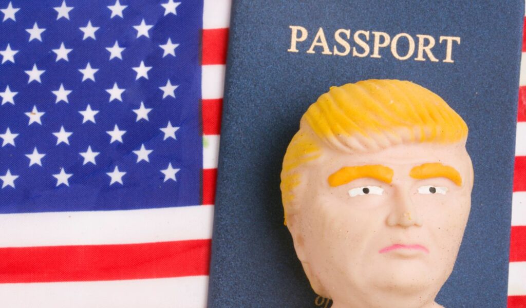 trump and us passport .03.17.2025 Moscow Russia