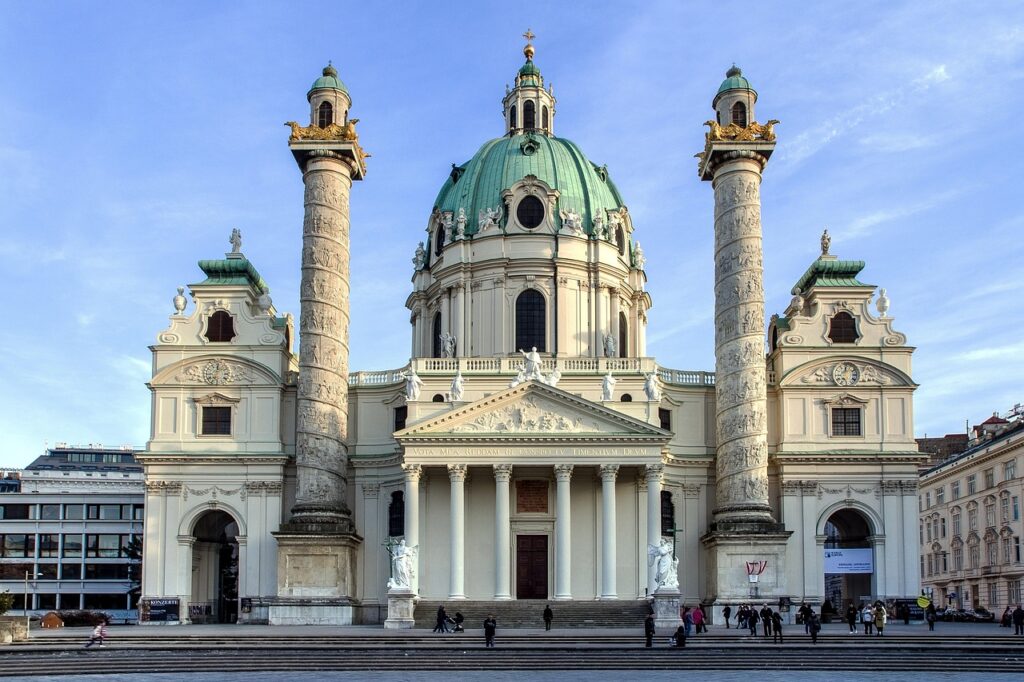German in Vienna, Austria