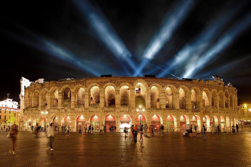 verona, italy roman ruins