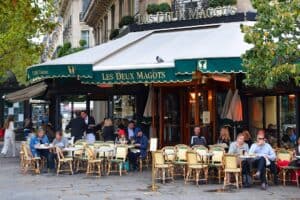 Les Deux Magots Saint-Germain-des-Prés Paris café exterior