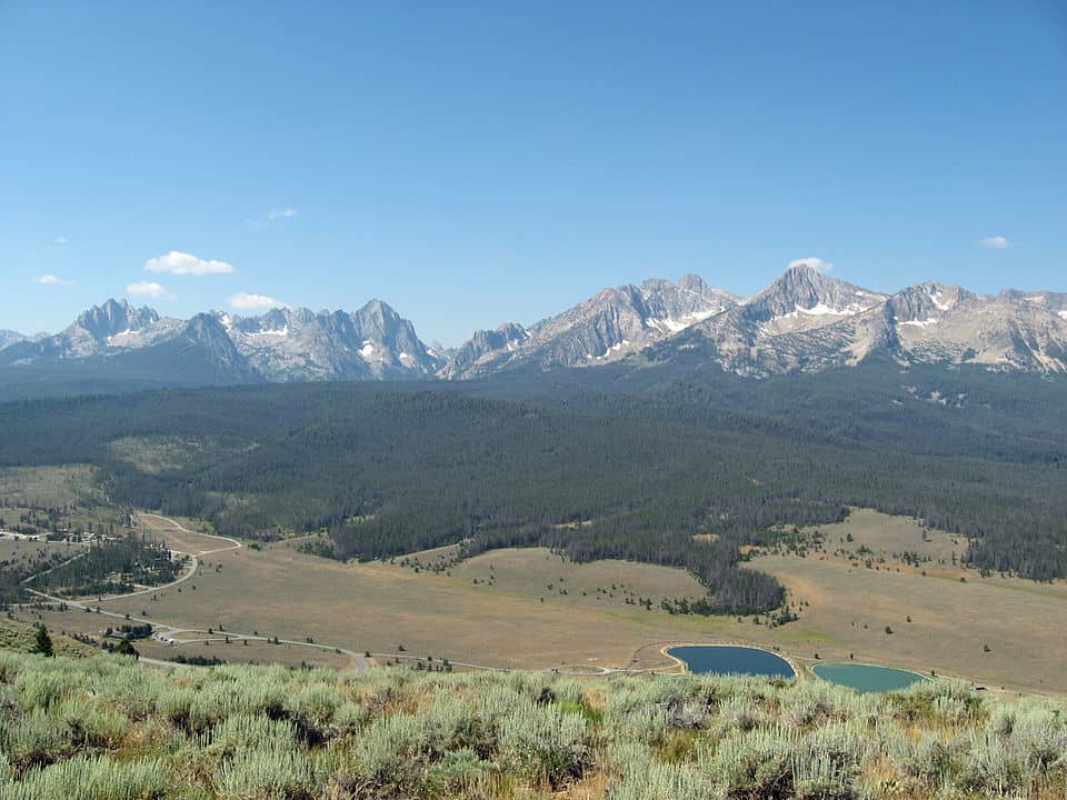 Sawtooth Mountains and Stanley, Idaho