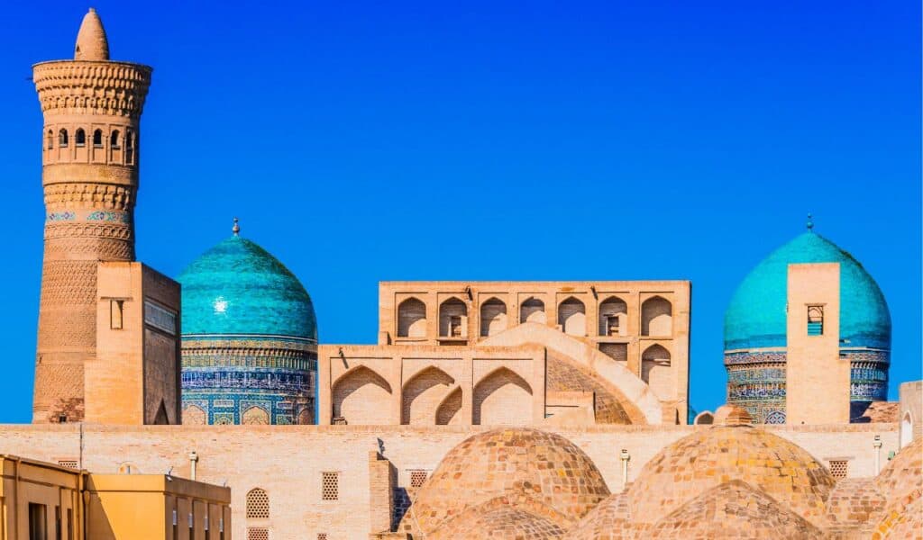 Architecture of Historic Centre of Bukhara, Uzbekistan.