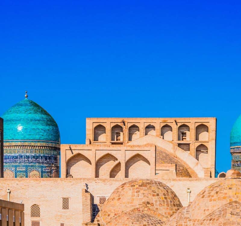 Architecture of Historic Centre of Bukhara, Uzbekistan.