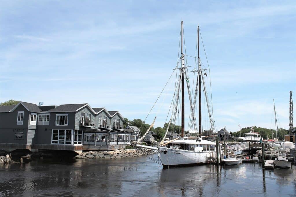 Sailboat, Maine, Bar Harbor image.