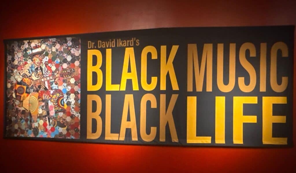 Black Music Black Life by Dr David Ikard exhibit at National Museum of African American Music in Nashville, Tennessee