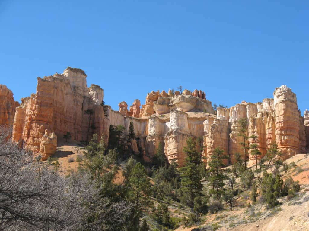 A wide aerial shot of the Grand Staircase-Escalante landscape