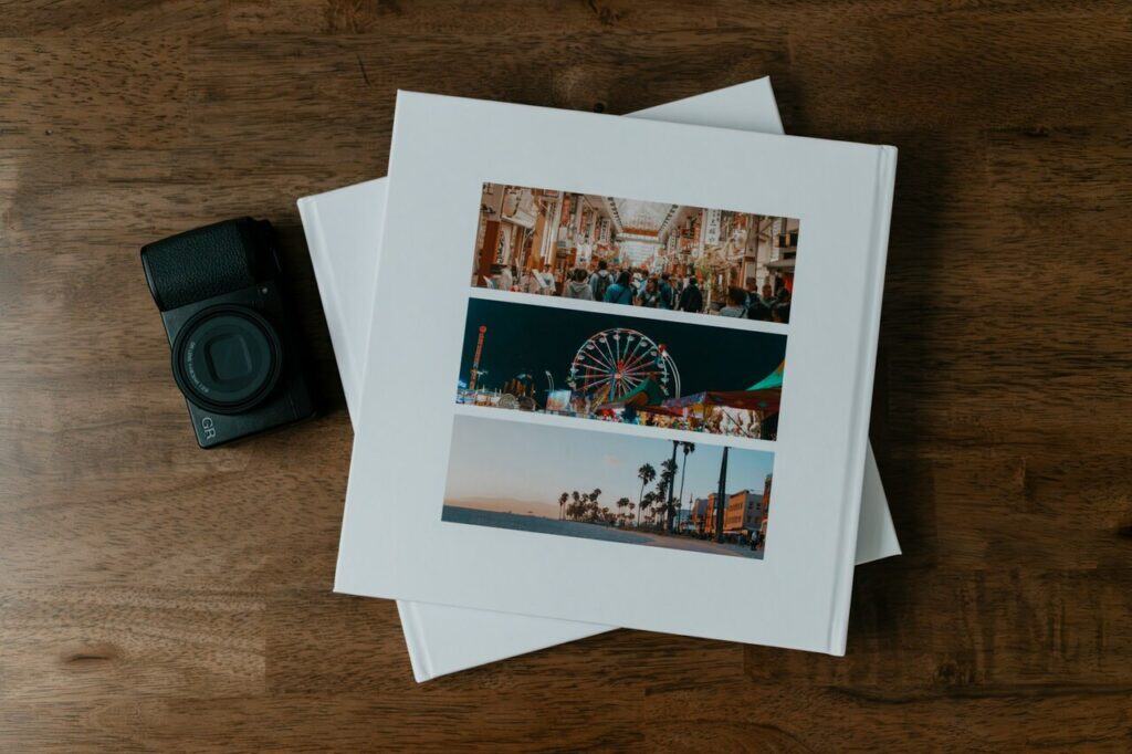 Polaroid Photo album of travel