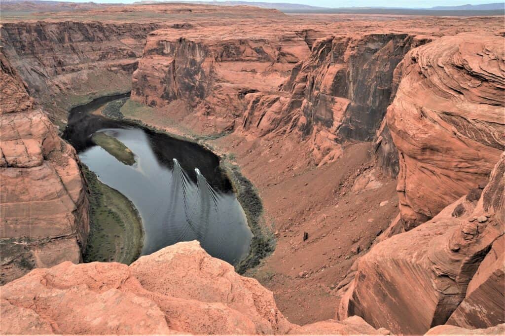 Red rocks, Arizona, Horseshoe bend image.