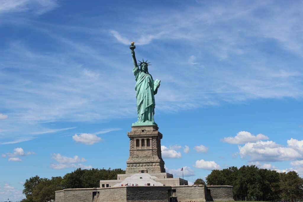 The Statue of Liberty, USA