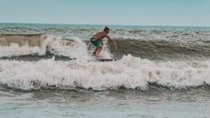 New Smyrna Beach sandbars and surf