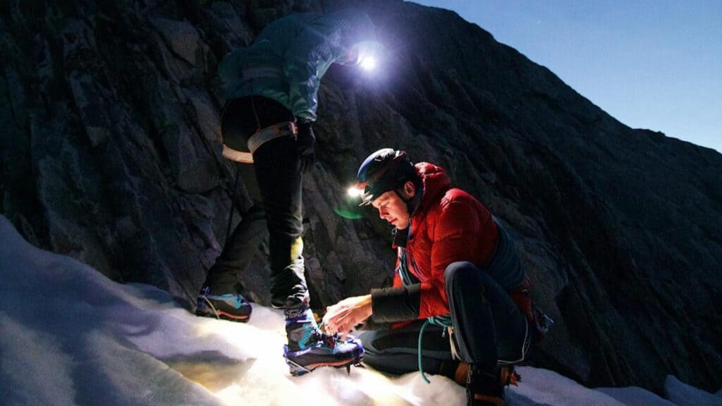 headlamp gloves hiking gear