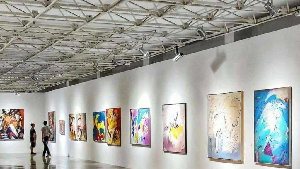 Museum of Bad Art Boston paintings display