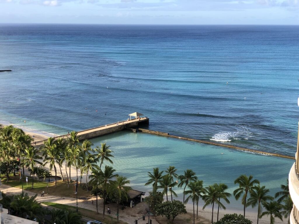 Waikiki’s Kuhio Beach, Hawaii