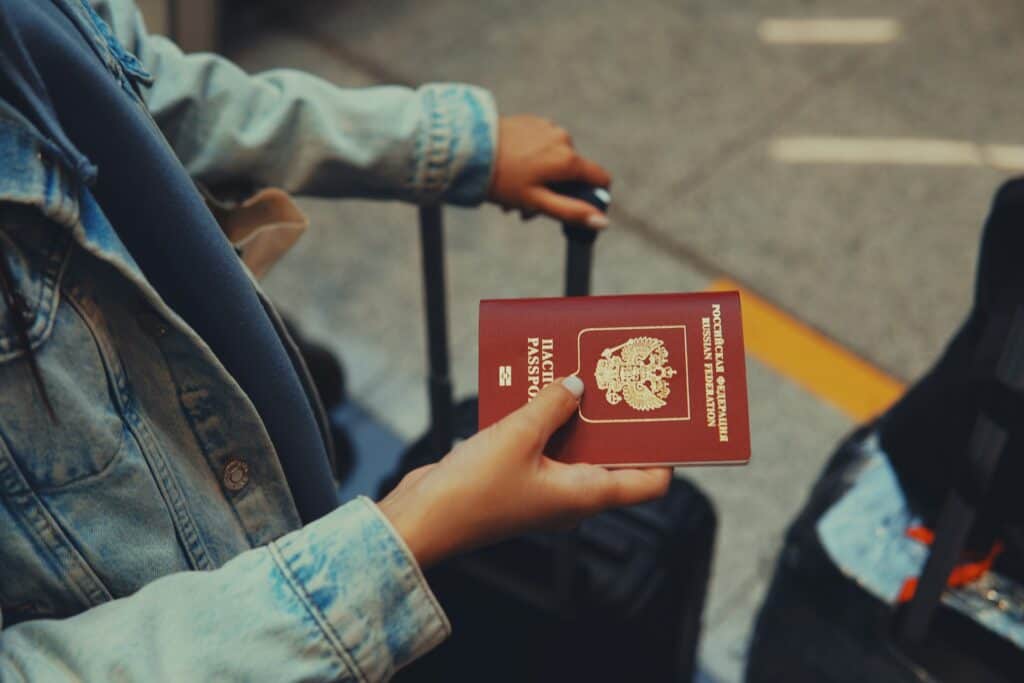 travel with passport boarding pass