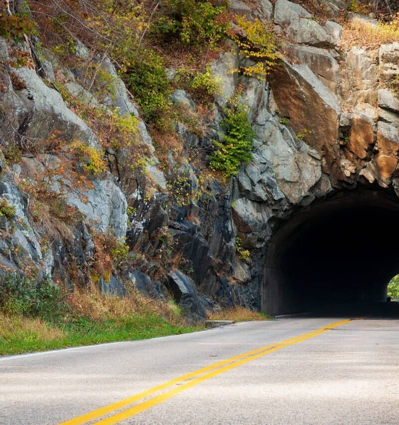Mary's Rock Tunnel along Skyline Drive, Virginia’s Blue Ridge: Authentic Mountain Escapes and Timeless Adventures Await